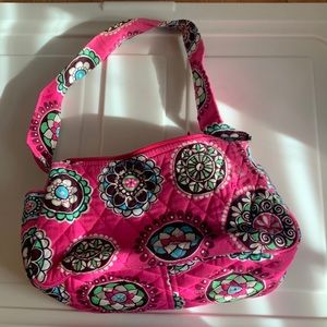 Vera Bradley Cupcakes Pink Retired Print Purse